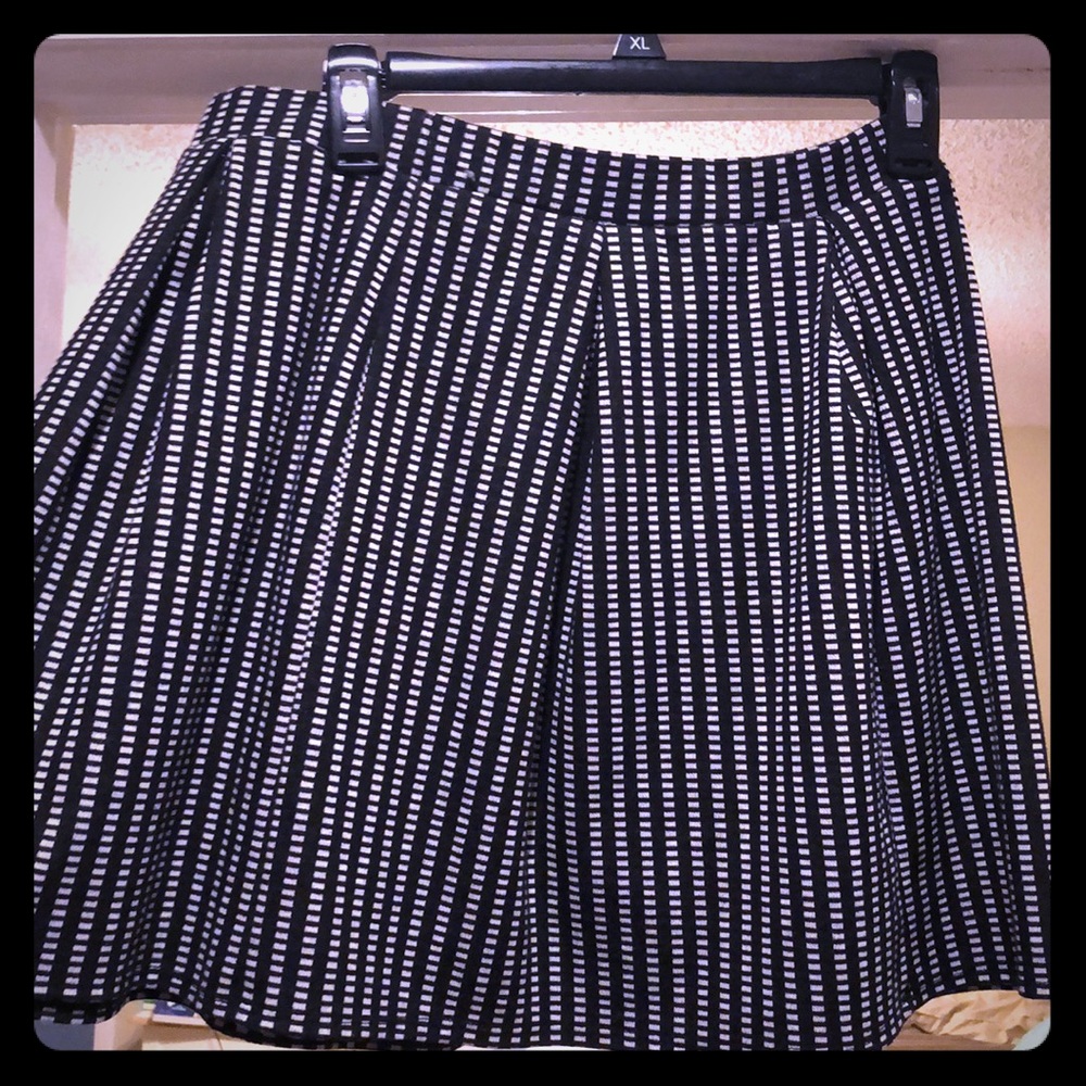 Black and white skirt